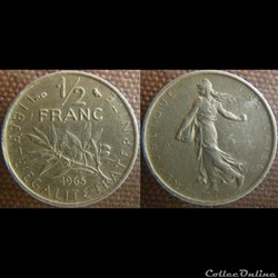 Demi Franc 1965