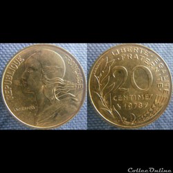 20 Centimes 1978
