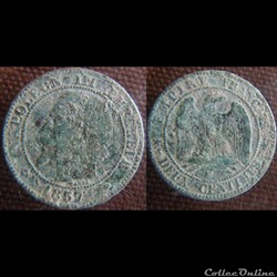 2 Centimes 1857 MA