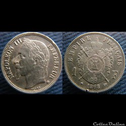 1 Franc 1868 BB