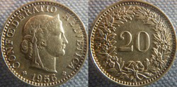 20 Rappen 1956 B
