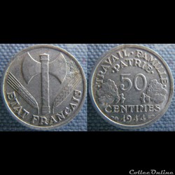 50 centimes 1944
