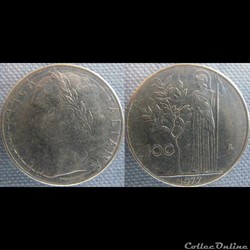 100 Lire 1977