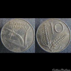 10 Lire 1973