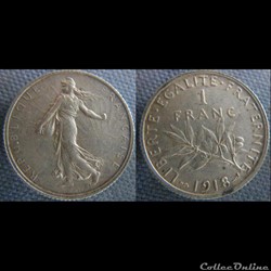1 Franc 1918