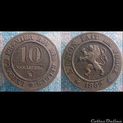 10 Centimes 1862