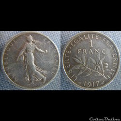 1 Franc 1917