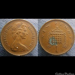 1 New Penny 1976