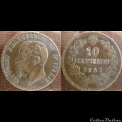 10 centesimi 1863