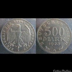 500 Mark 1923 A