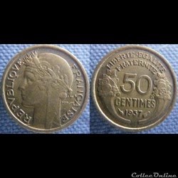 50 centimes 1937