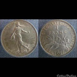 1 Franc 1916
