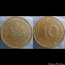 10 Pfennig 1976 F