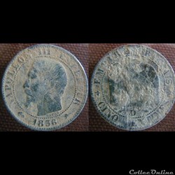 5 Centimes 1856 D