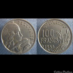 100 Francs 1955 B