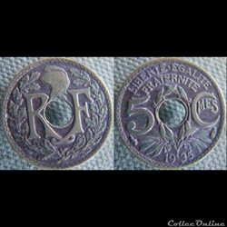 5 Centimes 1935