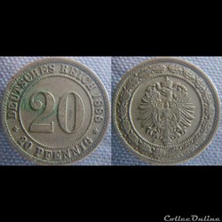 20 Pfennig 1888 F