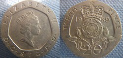 20 Pence 1989