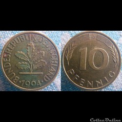 10 Pfennig 1994 G