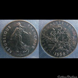 5 Francs 1995