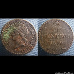1 Centime 1849 A