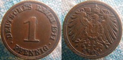 1 pfennig 1911 A