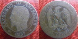 5 Centimes 1857 A