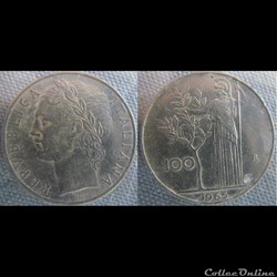 100 Lire 1965