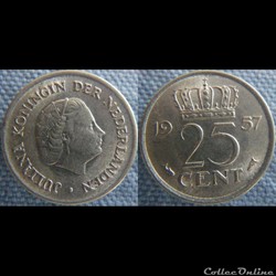 25 Cents 1957