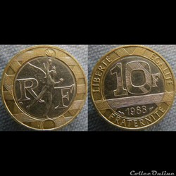 10 Francs 1988