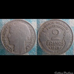 2 Francs 1949 B