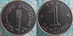 1 Centime 1962