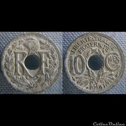 10 Centimes 1941