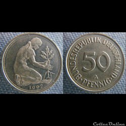 50 Pfennig 1992 A