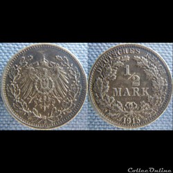 1/2 mark 1915 F
