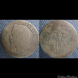 50 centimes 1866 K