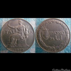 1 Lire 1922