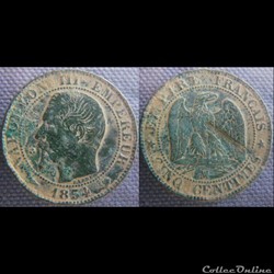 5 Centimes 1854 MA