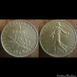 1 Franc 1969