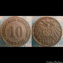 10 pfennig 1906 D