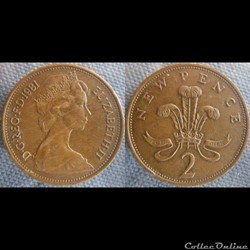 2 New Pence 1981