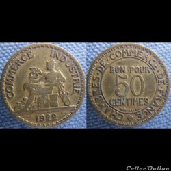 50 centimes 1922