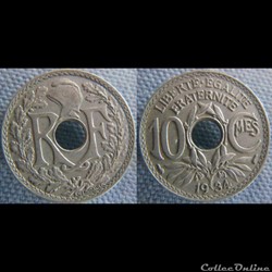 10 Centimes 1934