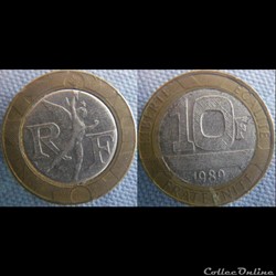 10 Francs 1989
