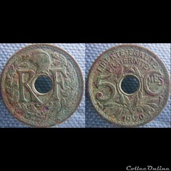 5 Centimes 1920
