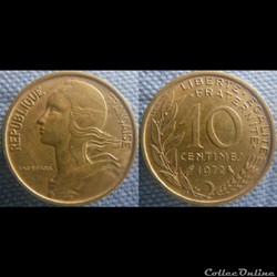 10 Centimes 1972