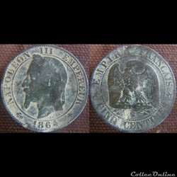 5 Centimes 1864 BB