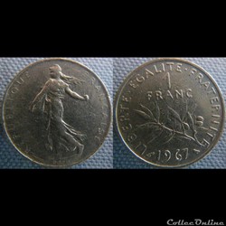 1 Franc 1967