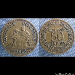 50 centimes 1925