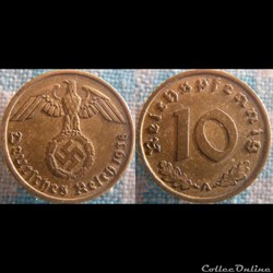10 Reichspfennig 1938 A